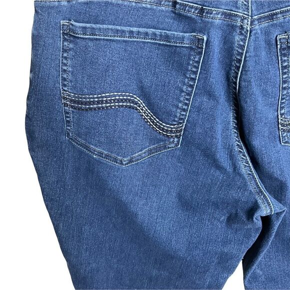 Riders by Lee Stretch Blue Jeans Mid-Rise Skinny Sz 16 - Picture 5 of 10